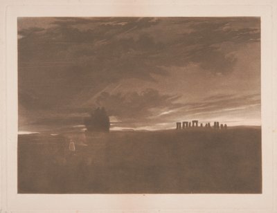 Stonehenge i gryningen av Joseph Mallord William Turner