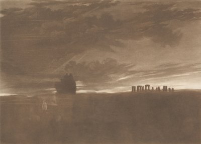 Stonehenge i gryningen av Joseph Mallord William Turner