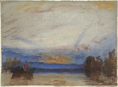 Solnedgång av Joseph Mallord William Turner