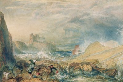 Tantallon slott av Joseph Mallord William Turner