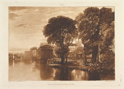 The Alcove, Isleworth Liber Studiorum, del XIII, skylt 63, 1 januari 1819. av Joseph Mallord William Turner