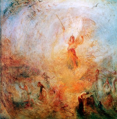 Ängeln som står i solen, 1846 av Joseph Mallord William Turner