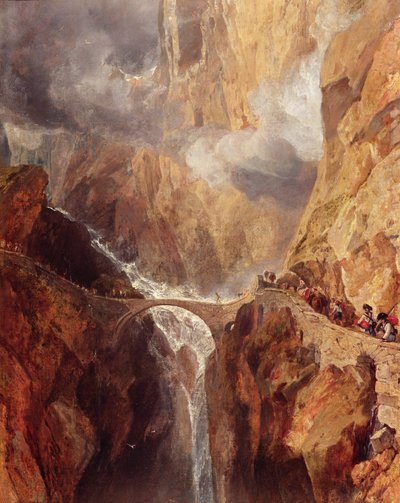 Djävulens bro av Joseph Mallord William Turner