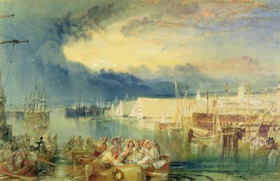 The Dockyard, Devonport, ca 1825-29 (wc & gouache på papper) av Joseph Mallord William Turner