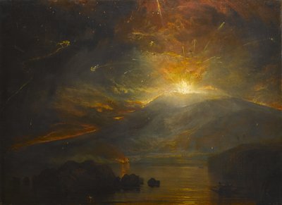 Soufriere-bergens utbrott på ön St. Vincent, 30 april 1812, 1815 av Joseph Mallord William Turner