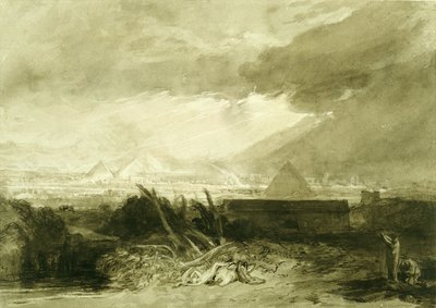 Egyptens femte plåga av Joseph Mallord William Turner