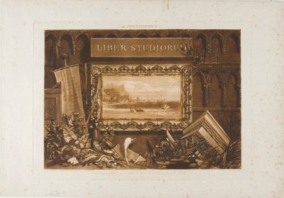 Framsidan till Liber Studiorum av Joseph Mallord William Turner