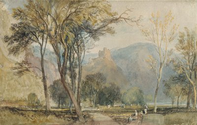 Marxburg av Joseph Mallord William Turner