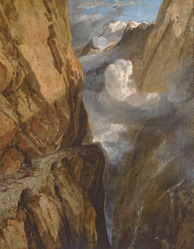 Passet av Saint Gotthard, Schweiz, 1803-04 av Joseph Mallord William Turner