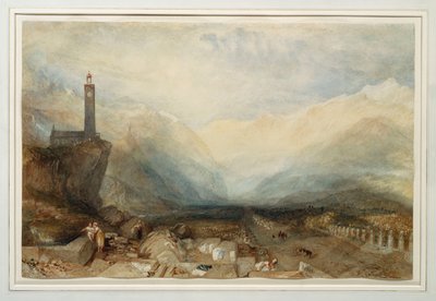 The Splugen Pass, c.1842-43 av Joseph Mallord William Turner