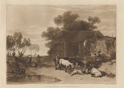 Halmgården av Joseph Mallord William Turner