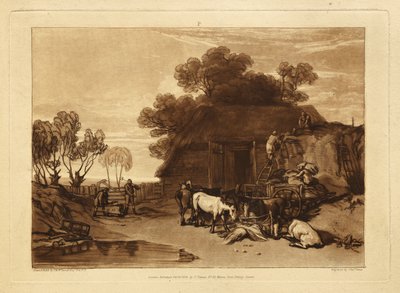 Halmgården av Joseph Mallord William Turner