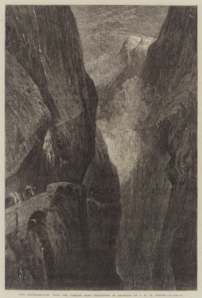 Djävulens bro av Joseph Mallord William Turner