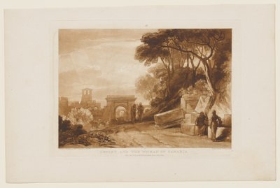 Den samariska kvinnan av Joseph Mallord William Turner