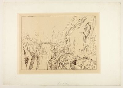 Via Mala av Joseph Mallord William Turner