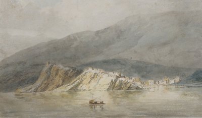 Utsikt över Sestri di Levante, Genua, ca 1794-95 av Joseph Mallord William Turner