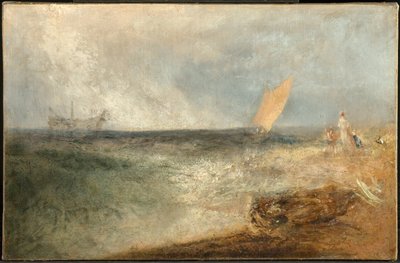 Utsikt utanför Margate, kväll av Joseph Mallord William Turner