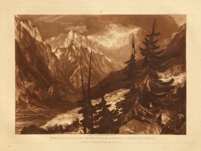 Staden Thun av Joseph Mallord William Turner