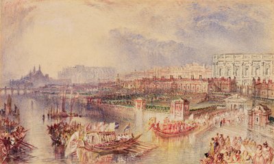 Whitehall, ca 1835 (akvarell på papper) av Joseph Mallord William Turner