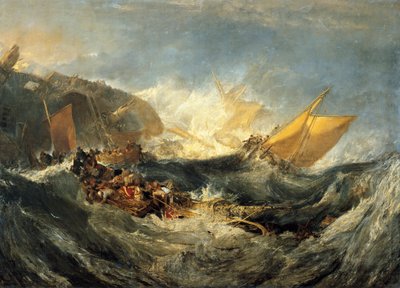 Vraket av ett transportfartyg, ca 1810 (olja på duk) av Joseph Mallord William Turner