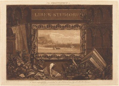 Frontispice av Joseph Mallord William Turner and J.C. Easling