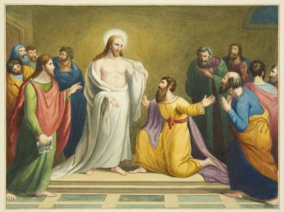 Kopia av altartavlan av John King i St Thomas Church av Joseph Manning