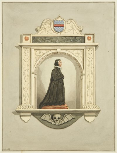 Monument över Mrs. James i St Mark
