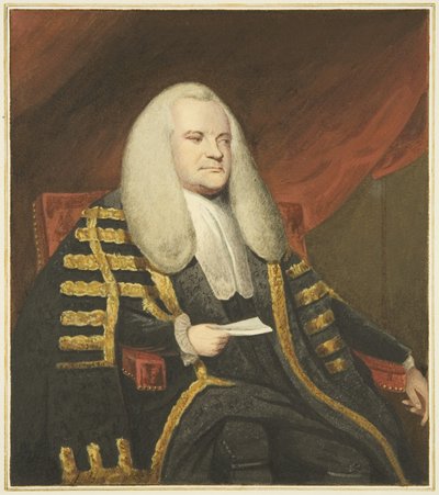 Porträtt i Mansion House, Queen Square, av Lord Ashburton (akvarell på papper) av Joseph Manning