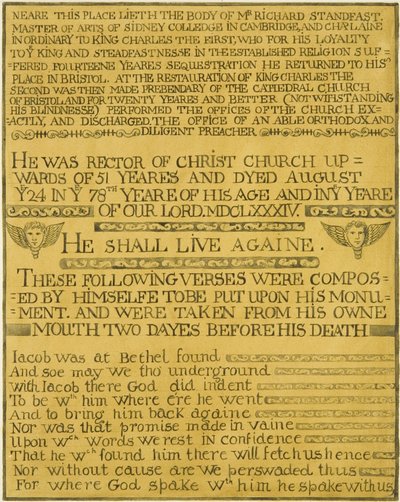 Rev Richard Standfast