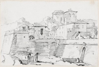 En befäst stad i Italien av Joseph Marie Vien