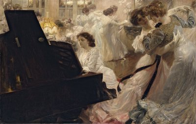 Bal blanc, år 1903 (olja på duk) av Joseph Marius Avy