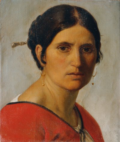 Italiensk bondkvinna av Joseph Mathias von Trenkwald