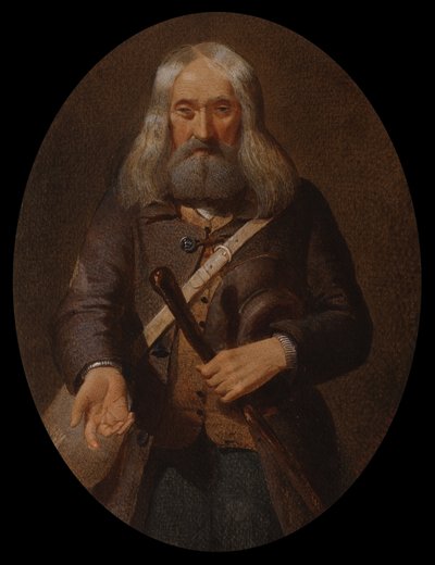 A Preacher (bläck & wc på papper) av Joseph Middleton Jopling