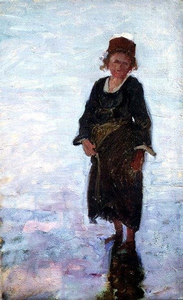 Den lilla fiskarflickan av Joseph Milner Kite