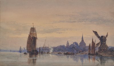 Frederickstad på ejdern, Danmark av Joseph Murray Ince
