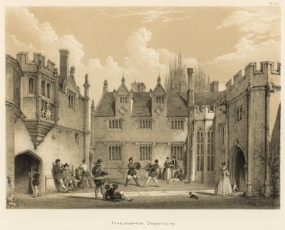 Athelhampton, Dorsetshire av Joseph Nash