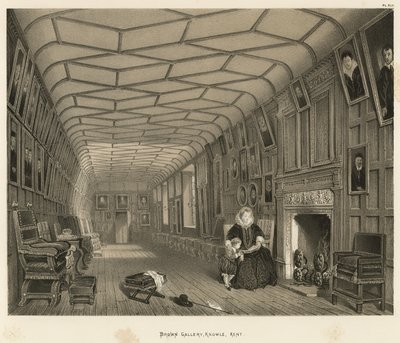 Brown Gallery, Knowle, Kent av Joseph Nash