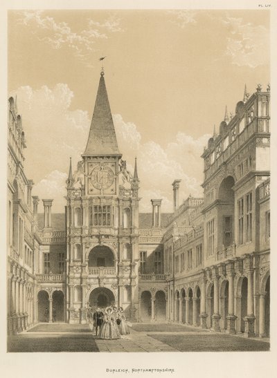 Burleigh, Northamptonshire av Joseph Nash
