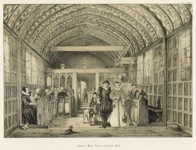 Kapell, Moat House, Ightham, Kent av Joseph Nash