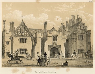 Compton Wynyates, Warwickshire av Joseph Nash