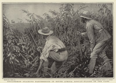 Engelsmän som förföljer Hartebeeste i Sydafrika, Resultat, Flight of the Game av Joseph Nash