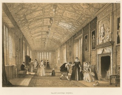 Galleri, Lanhydrock, Cornwall av Joseph Nash