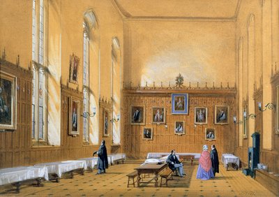 New College Hall, 1858 av Joseph Nash