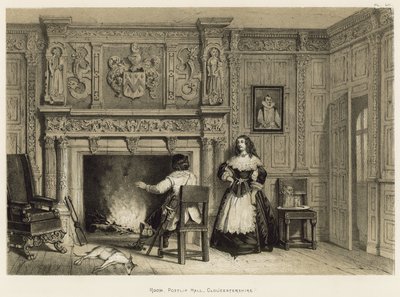 Rum, Postlip Hall, Gloucestershire av Joseph Nash