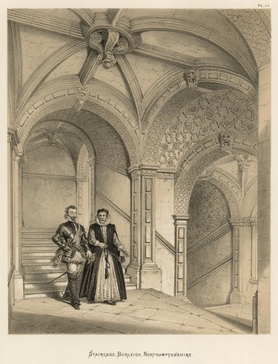 Trappa, Burleigh, Northamptonshire av Joseph Nash