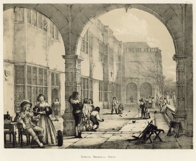 Terrace, Bramshill, Hants av Joseph Nash