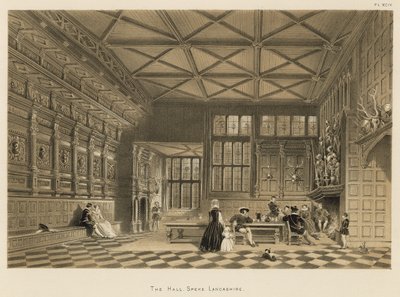 The Hall, Speke, Lancashire av Joseph Nash