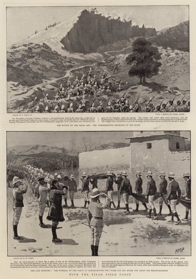 Med Tirah Field Force av Joseph Nash