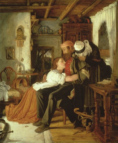 Hemma, c.1856 av Joseph Noel Paton