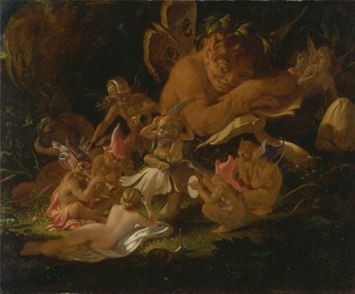 Puck och älvorna, ur "En midsommarnattsdröm" av Joseph Noel Paton